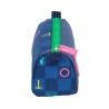 Necessaire Benetton Damero Blu Marino 21 x 8 x 7 cm