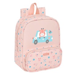 Zaino per Bambini Safta Jirafa Corallo 22 x 27 x 10 cm