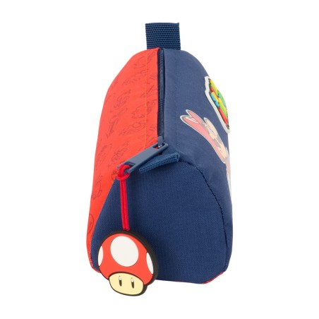 Necessaire Super Mario Trick Rosso Blu scuro 21 x 8 x 7 cm