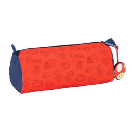 Necessaire Super Mario Trick Rosso Blu scuro 21 x 8 x 7 cm