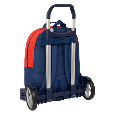 Trolley per la Scuola Super Mario Trick Rosso Blu scuro 32 x 42 x 15 cm