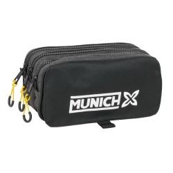 Portaoggetti Triplo Munich Topo Nero 21,5 x 10 x 8 cm