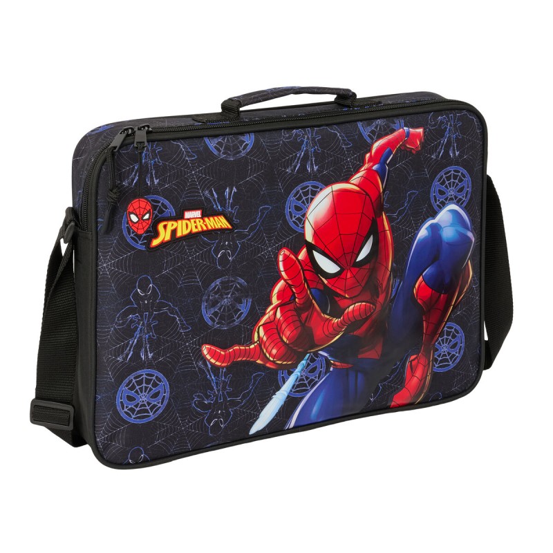 Borsa per la scuola Spider-Man Attack Nero 38 x 28 x 6 cm Borsa per la scuola Spider-Man Attack Nero 38 x 28 x 6 cm