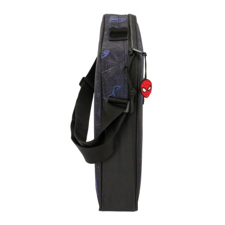 Borsa per la scuola Spider-Man Attack Nero 38 x 28 x 6 cm
