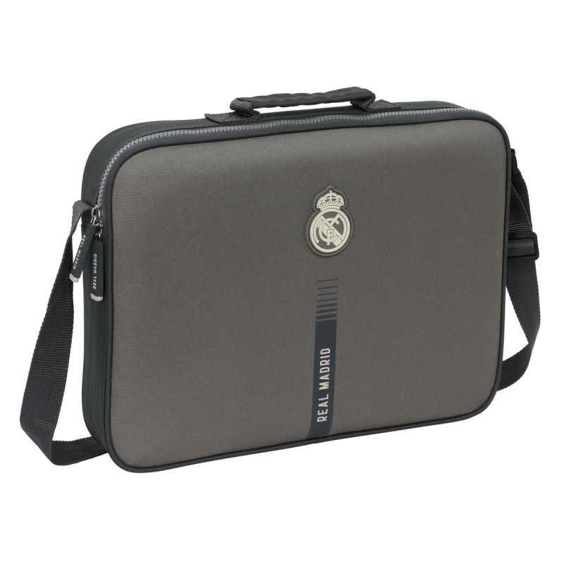 Borsa per la scuola Real Madrid C.F. Grigio 38 x 28 x 6 cm Borsa per la scuola Real Madrid C.F. Grigio 38 x 28 x 6 cm
