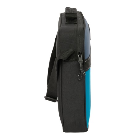 Borsa per la scuola BlackFit8 California Azzurro Nero 38 x 28 x 6 cm