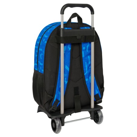 Trolley per la Scuola Hot Wheels Let's race Azzurro Nero 33 x 42 x 14 cm