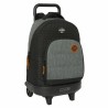Trolley per la Scuola BlackFit8 Old school Nero Grigio 33 x 45 x 22 cm
