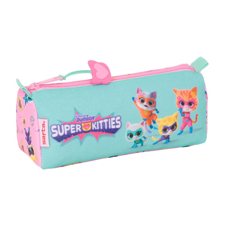 Necessaire SuperKitties Rosa Turchese 21 x 8 x 7 cm Necessaire SuperKitties Rosa Turchese 21 x 8 x 7 cm