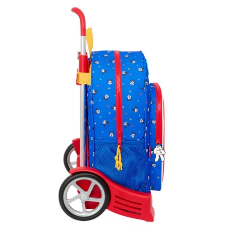 Trolley per la Scuola Mickey Mouse Clubhouse Good day Azzurro 33 x 42 x 14 cm