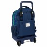 Trolley per la Scuola Benetton Damero Blu Marino 33 x 45 x 22 cm