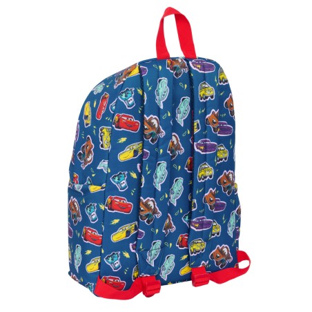 Zaino per Portatile Cars Racing Blu Marino 31 x 43 x 13 cm