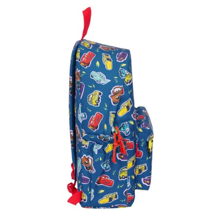 Zaino per Portatile Cars Racing Blu Marino 31 x 43 x 13 cm
