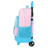 Trolley per la Scuola Benetton Unique Rosa Turchese 33 x 45 x 22 cm