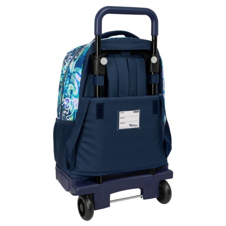 Trolley per la Scuola El Niño Kook Blu Marino 33 x 45 x 22 cm