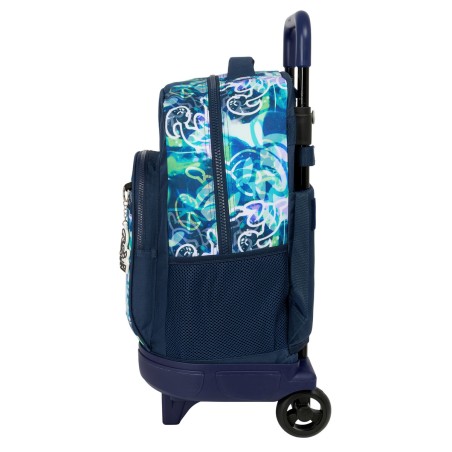 Trolley per la Scuola El Niño Kook Blu Marino 33 x 45 x 22 cm