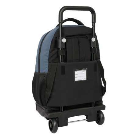 Trolley per la Scuola BlackFit8 California Azzurro Nero 33 x 45 x 22 cm
