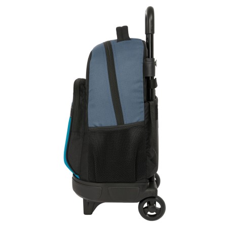 Trolley per la Scuola BlackFit8 California Azzurro Nero 33 x 45 x 22 cm