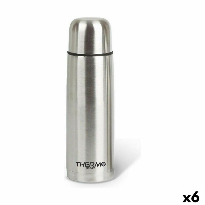 Thermos da Viaggio ThermoSport Acciaio inossidabile 1 L (6 Unità) Thermos da Viaggio ThermoSport Acciaio inossidabile 1 L (6 Unità)