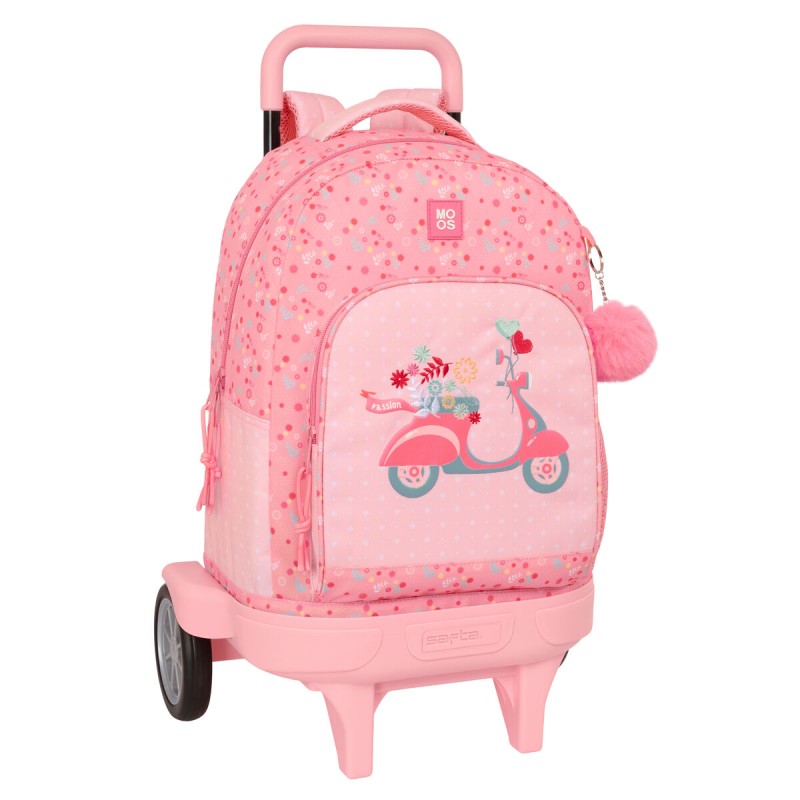 Trolley per la Scuola Moos Passion Multicolore 33 x 45 x 22 cm Trolley per la Scuola Moos Passion Multicolore 33 x 45 x 22 cm
