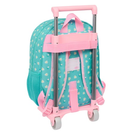 Trolley per la Scuola Peppa Pig Pretty flowers Giallo Menta 26 x 11 x 67 cm 26 x 34 x 11 cm