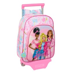 Trolley per la Scuola Barbie Painterly Rosa Blu cielo 26 x 11 x 67 cm 26 x 34 x 11 cm