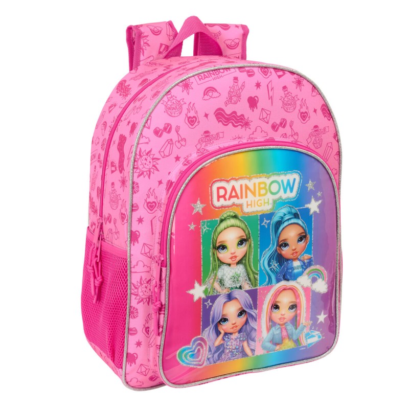 Zaino Scuola Rainbow High Shine Multicolore 33 x 42 x 14 cm Zaino Scuola Rainbow High Shine Multicolore 33 x 42 x 14 cm