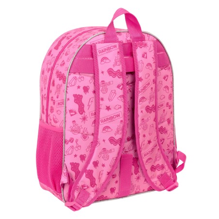 Zaino Scuola Rainbow High Shine Multicolore 33 x 42 x 14 cm