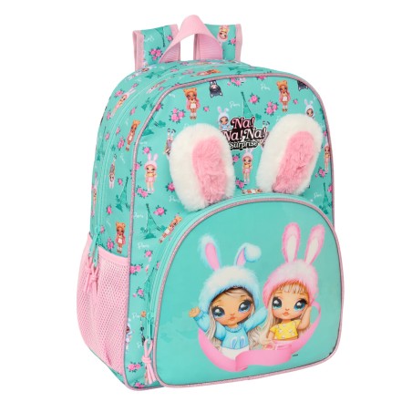 Zaino Scuola Na!Na!Na! Surprise Bunny Rosa Turchese 33 x 42 x 14 cm