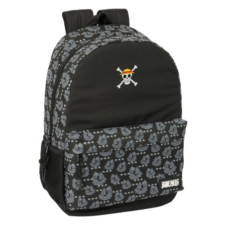 Zaino Scuola One Piece Pirates Nero 30 x 46 x 14 cm