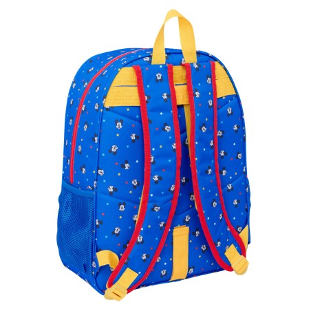 Zaino Scuola Mickey Mouse Clubhouse Good day Azzurro 33 x 42 x 14 cm