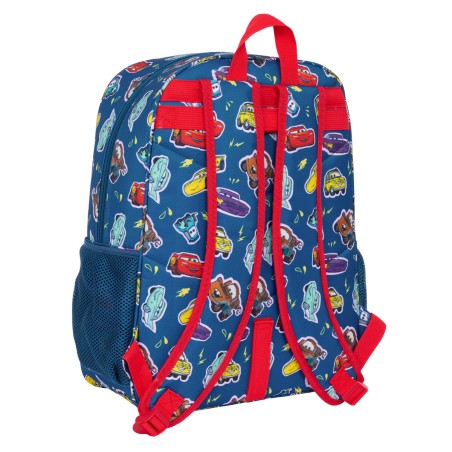 Zaino Scuola Cars Racing Blu Marino 33 x 42 x 14 cm