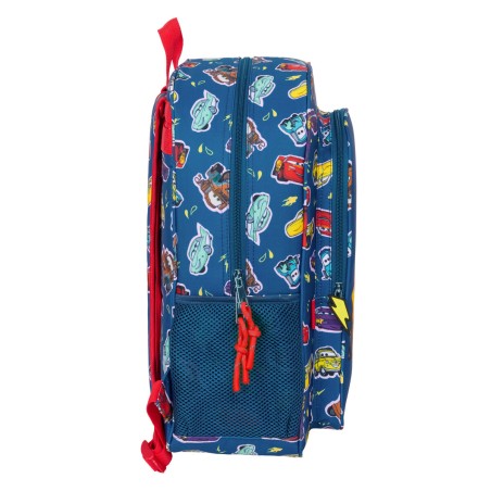 Zaino Scuola Cars Racing Blu Marino 33 x 42 x 14 cm