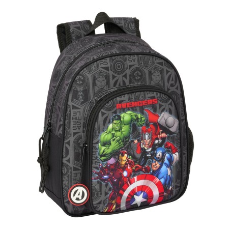 Zaino Scuola The Avengers Vendetta Nero 27 x 33 x 10 cm