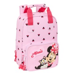 Zaino Scuola Minnie Mouse Naive Rosa 20 x 28 x 8 cm