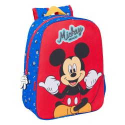 Zaino Scuola Mickey Mouse Clubhouse Good day Azzurro 26 x 34 x 11 cm