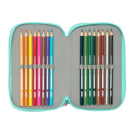 Plumier Triplo Na!Na!Na! Surprise Bunny Rosa Turchese 12,5 x 19,5 x 5,5 cm 37 Pezzi