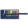 Necessaire Benetton Damero Blu Marino 7 x 20 x 7 cm 27 Pezzi