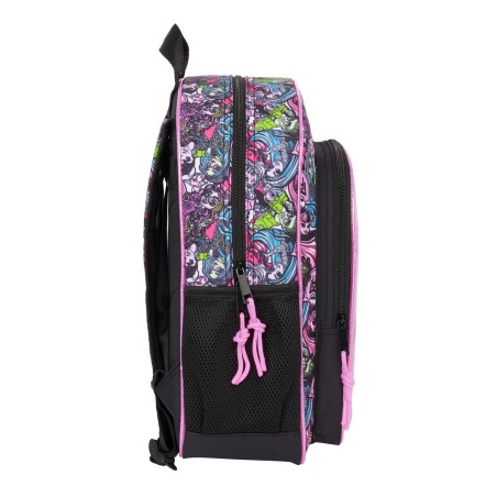 Zaino Scuola Monster High Drama Multicolore 32 x 38 x 12 cm
