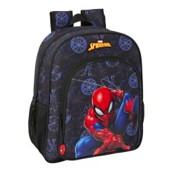 Zaino Scuola Spider-Man Attack Nero 32 x 38 x 12 cm