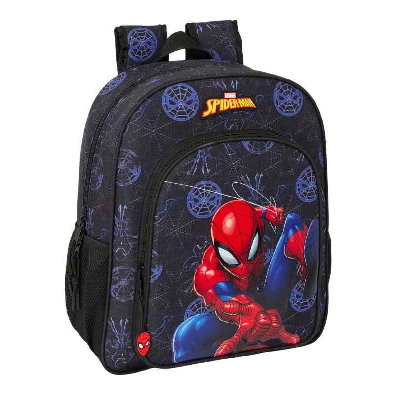 Zaino Scuola Spider-Man Attack Nero 32 x 38 x 12 cm Zaino Scuola Spider-Man Attack Nero 32 x 38 x 12 cm