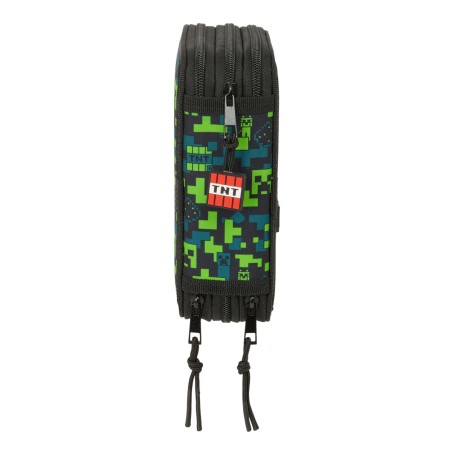 Plumier Triplo Minecraft Tnt Multicolore 12,5 x 19,5 x 5,5 cm 37 Pezzi