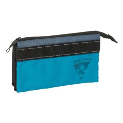 Necessaire BlackFit8 California Azzurro Nero 22 x 12 x 3 cm