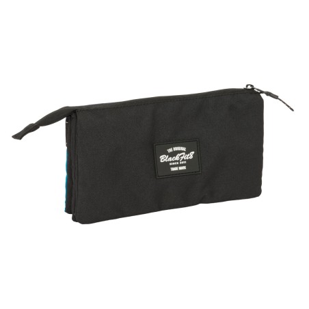 Necessaire BlackFit8 California Azzurro Nero 22 x 12 x 3 cm