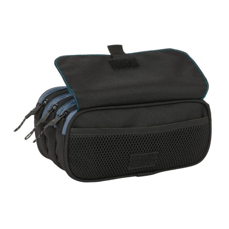 Necessaire BlackFit8 California Azzurro Nero 21,5 x 10 x 8 cm