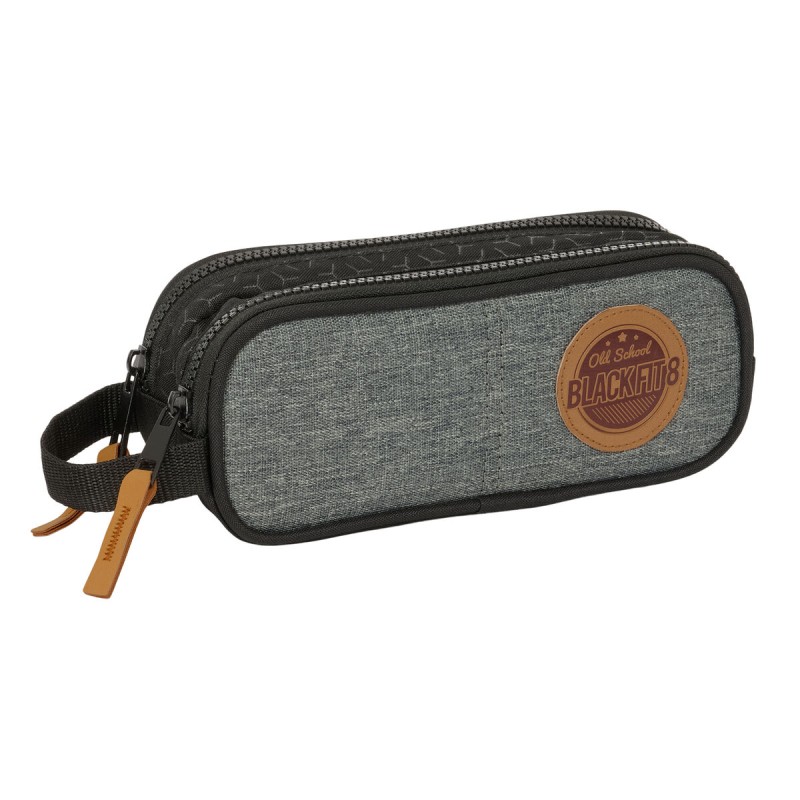 Necessaire BlackFit8 Old school Nero Grigio 21 x 8 x 6 cm Necessaire BlackFit8 Old school Nero Grigio 21 x 8 x 6 cm