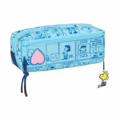 Necessaire Snoopy Love Azzurro Chiaro 22 x 8,5 x 6 cm