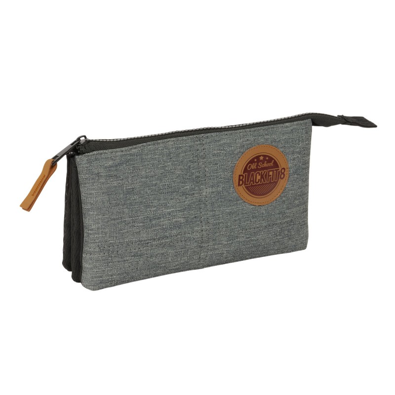 Necessaire BlackFit8 Old school Nero Grigio 22 x 12 x 3 cm Necessaire BlackFit8 Old school Nero Grigio 22 x 12 x 3 cm