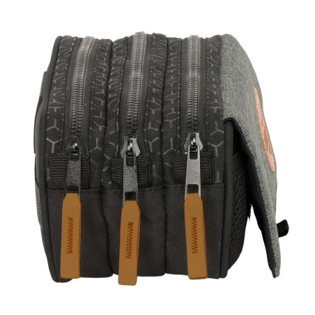 Necessaire BlackFit8 Old school Nero Grigio 21,5 x 10 x 8 cm