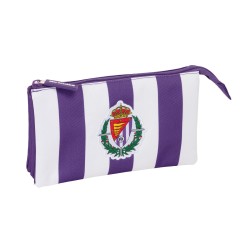Necessaire Real Valladolid C.F. Bianco Viola 22 x 12 x 3 cm